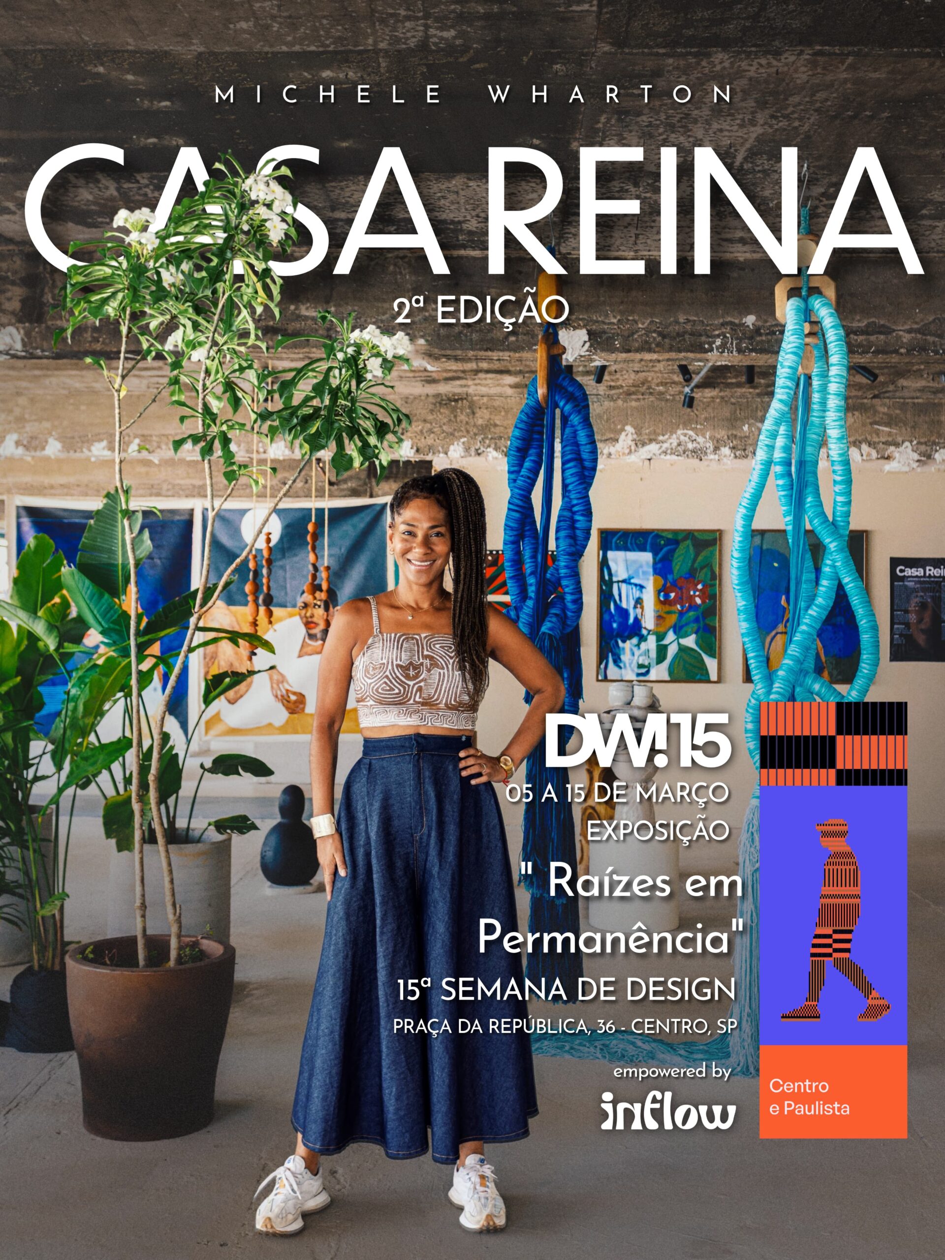 Casa Reina brings together 25 Afro-Latin and indigenous artists at DW! 2026, turning Praça da República into a living territory of collective creation