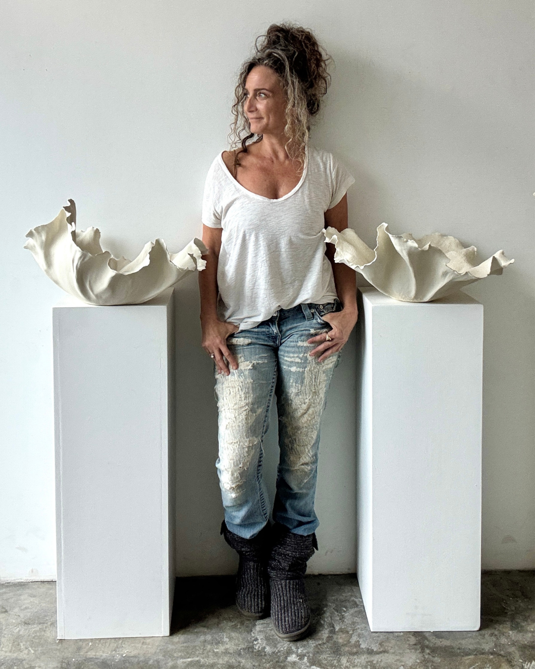 LA-Based Ceramicist Exhibits in Six U.S. Galleries With Porcelain and Fiber Sculptures
