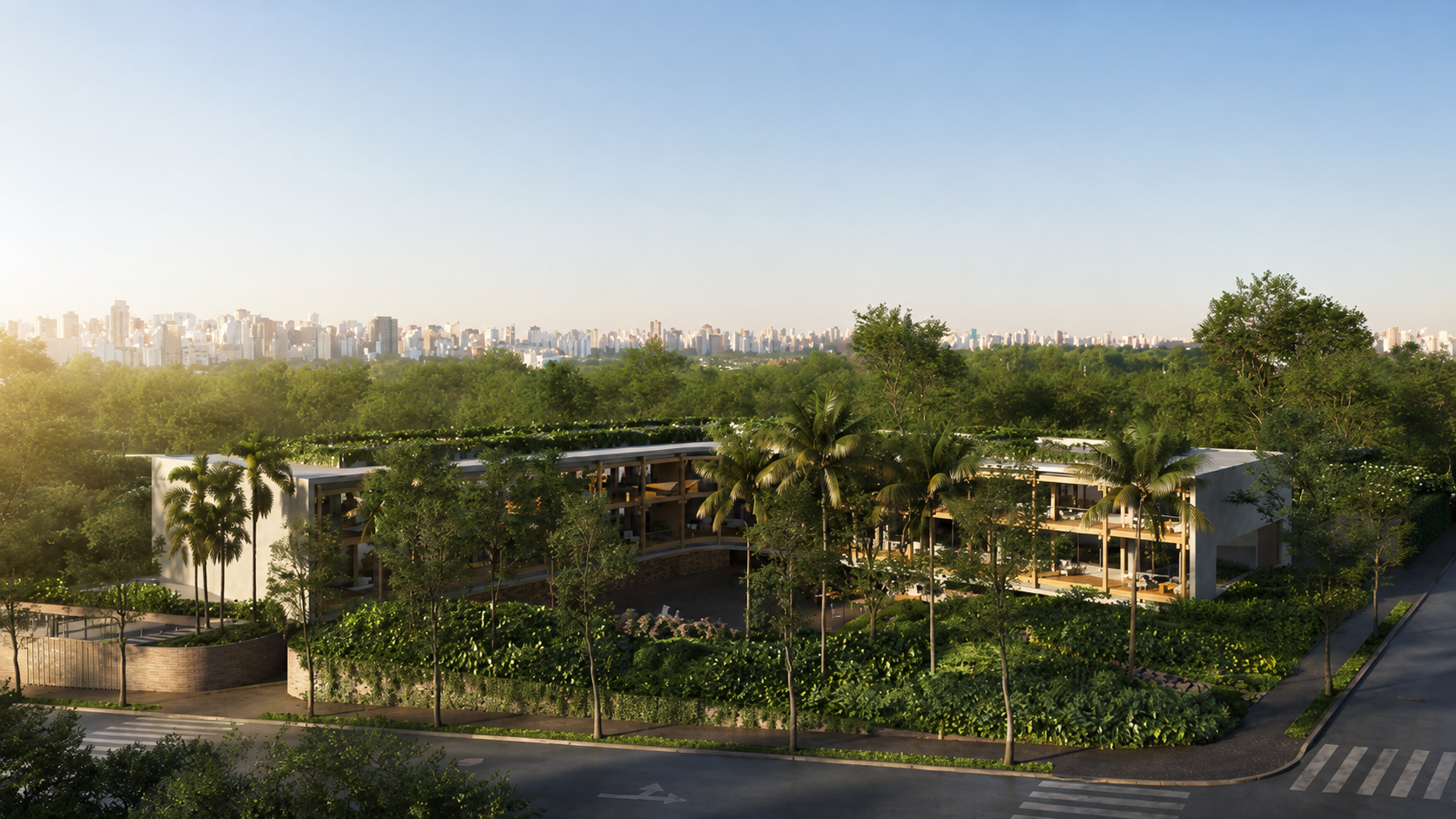 Idea!Zarvos Unveils GABRIEL 1825, a Workplace Campus by Isay Weinfeld Centered on Public Space and Native Woodland