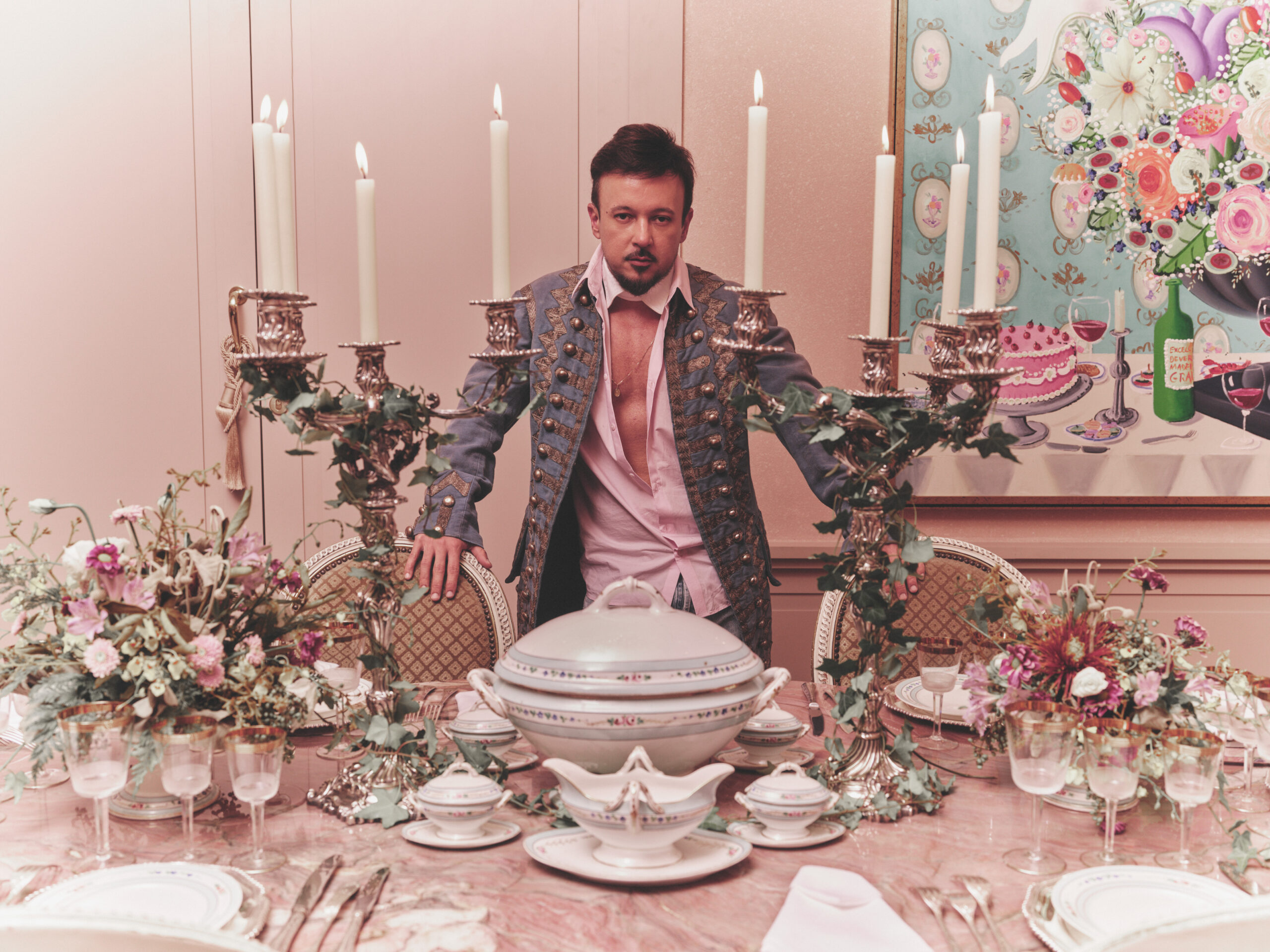 Rodra Architecture Brings Dining Room Inspired by Marie Antoinette to CASACOR São Paulo