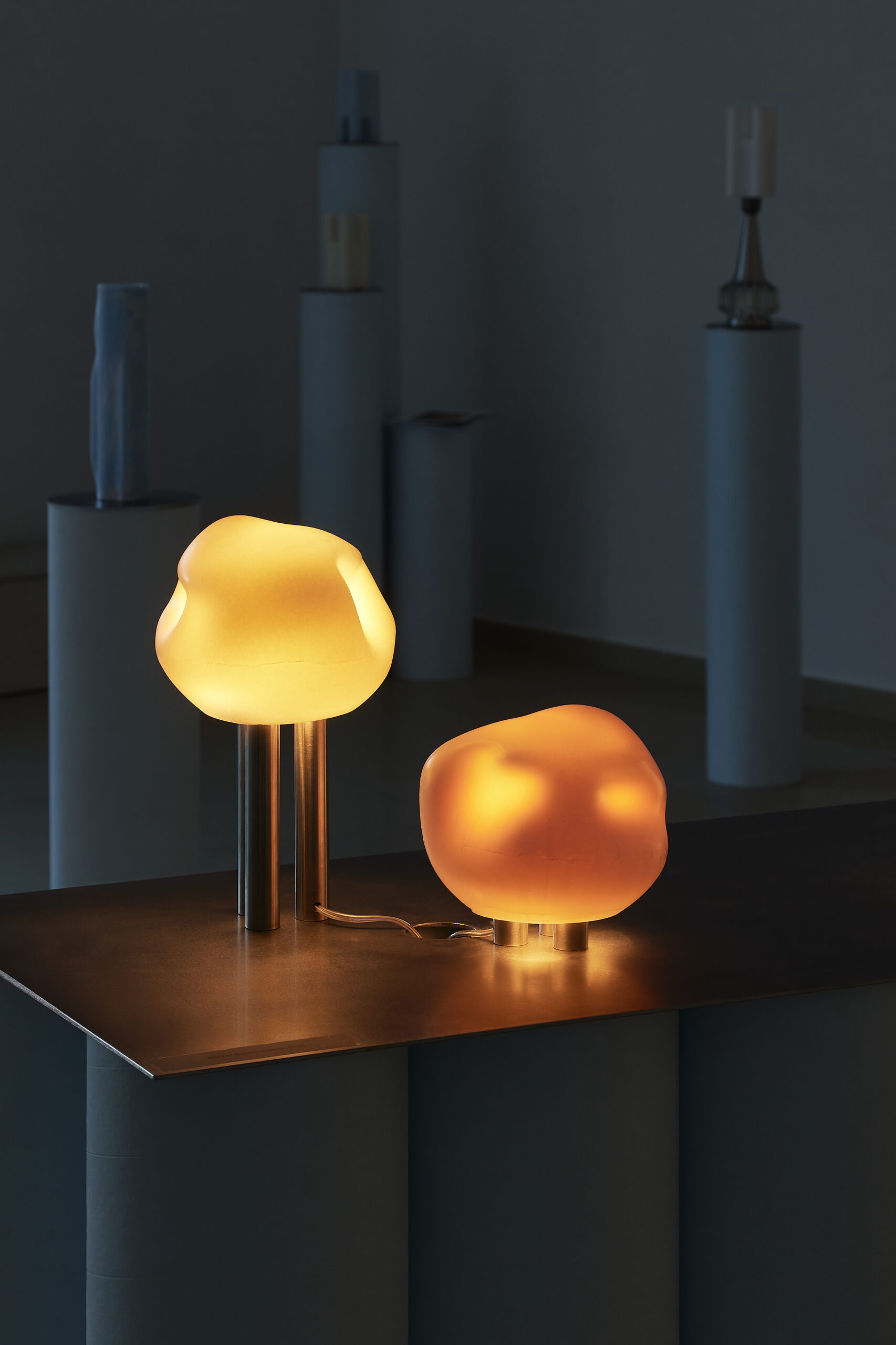 Studio Daydreaming Objects presents SCOOPs, a series of tactile lighting objects made from organic wax.