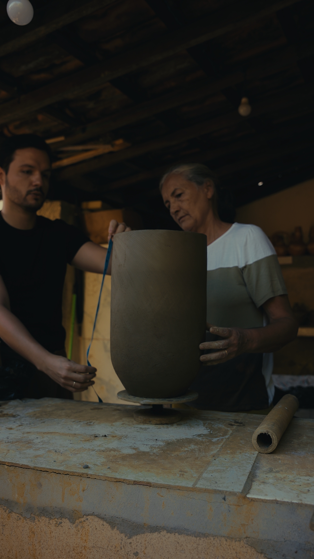 Stone and Clay Meet on the Way to Paris